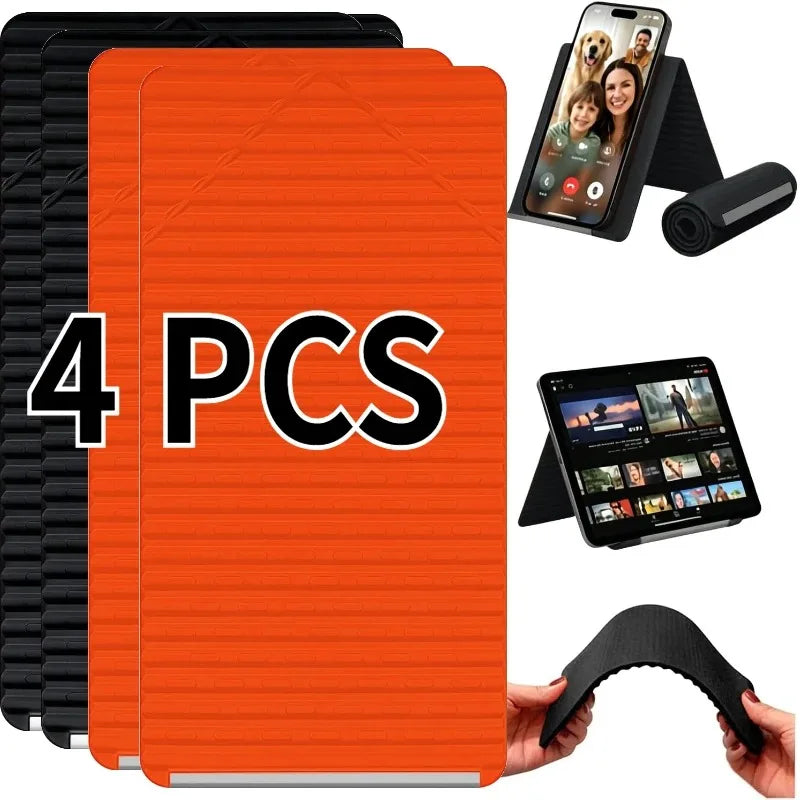 Portable Silicone Mobile Phone Holder Lazy Bracket Bendable Freely into Any Shape Multi-Angle Adjustable Tablet Desktop Stand