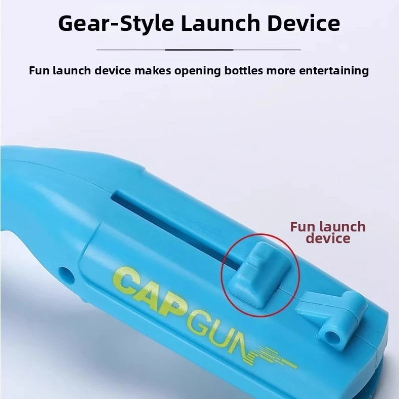 Cap Gun Beer Bottle Opener Portable Beverage Drinking Opening Gun Cap Launcher Kitchen Party Supply Bar Tool Kitchen Accessories