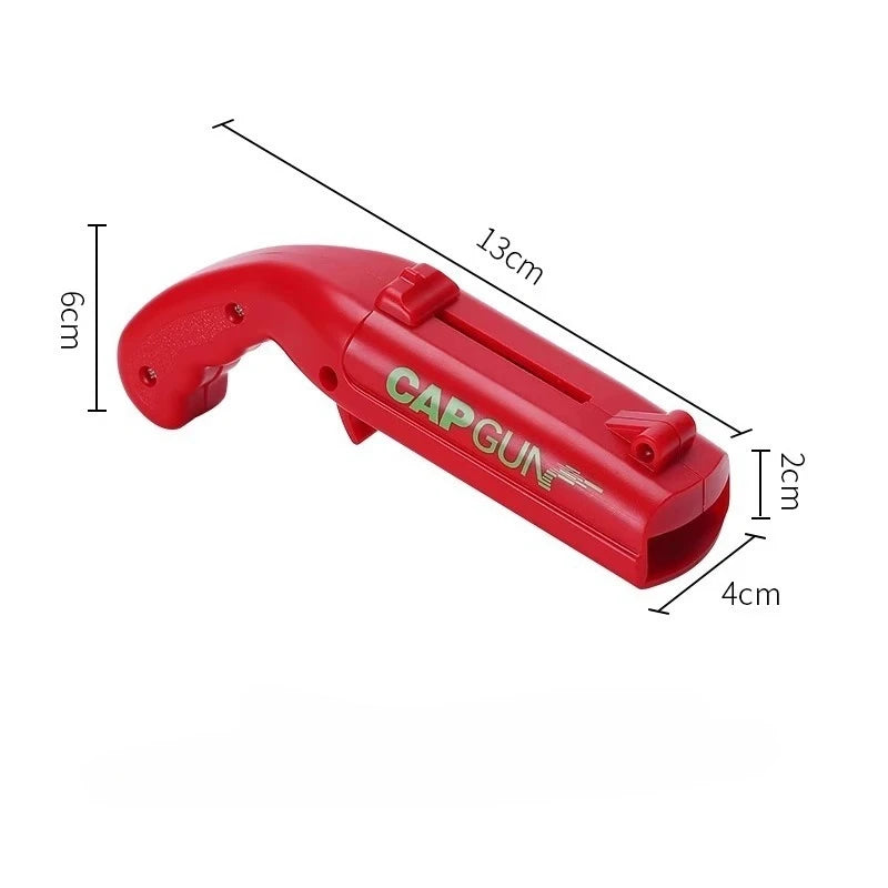 Cap Gun Beer Bottle Opener Portable Beverage Drinking Opening Gun Cap Launcher Kitchen Party Supply Bar Tool Kitchen Accessories