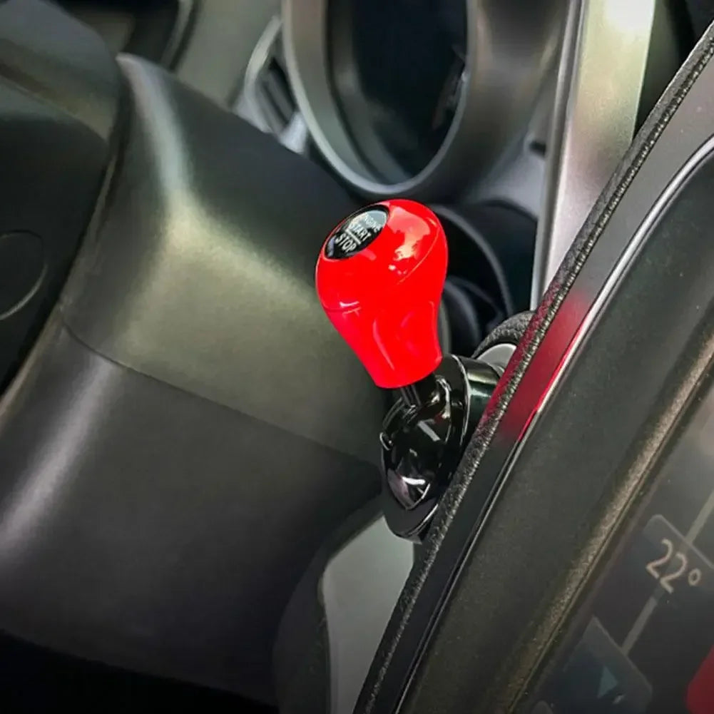  Car One-Touch Start Button with Push-to-Start Rocker Rocker Decor One-Touch Car Accessories accessor Lever Start Push Int H4W2