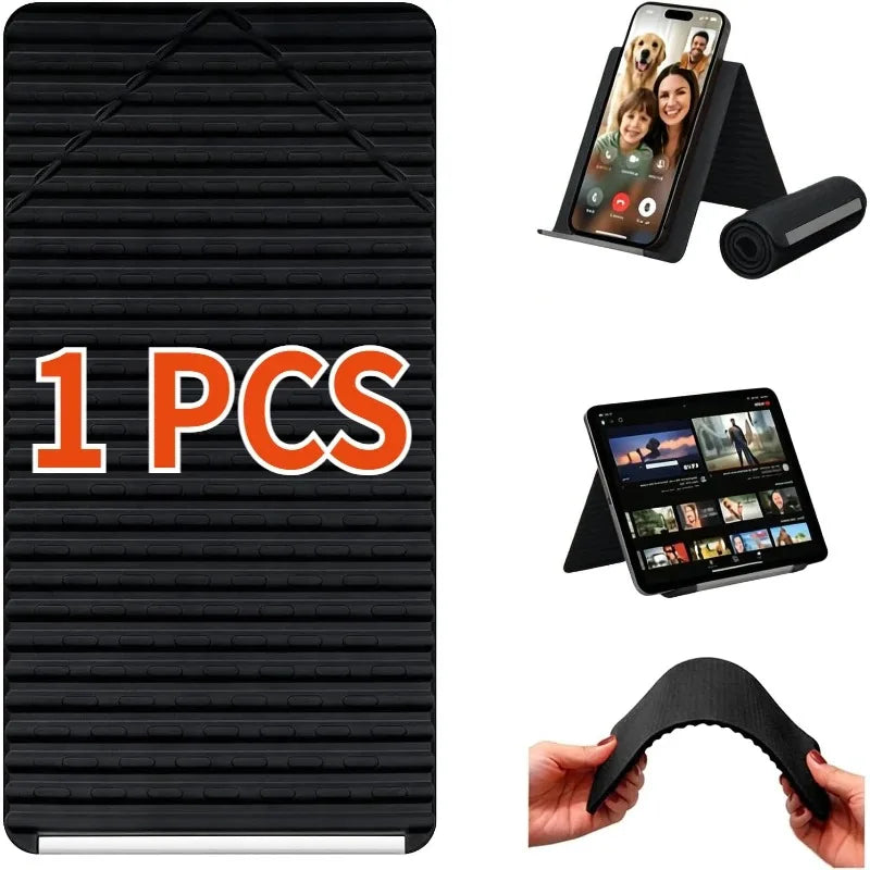 Portable Silicone Mobile Phone Holder Lazy Bracket Bendable Freely into Any Shape Multi-Angle Adjustable Tablet Desktop Stand