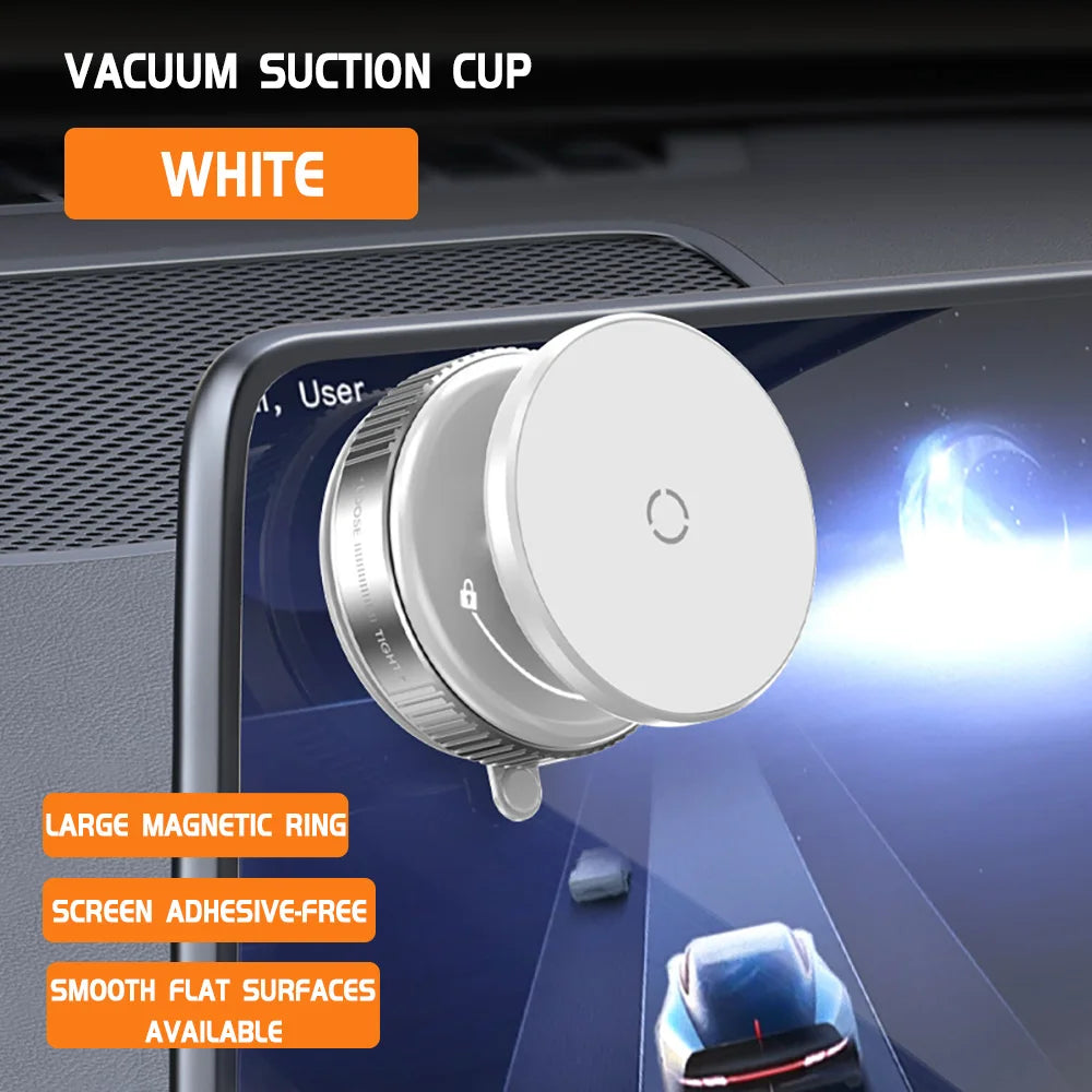 2025 Vacuum Double Side Magnetic Suction Cup Holder Foldable Kitchen Lazy Phone Bracket Car Holder For iPhone Xiaomi Smartphone