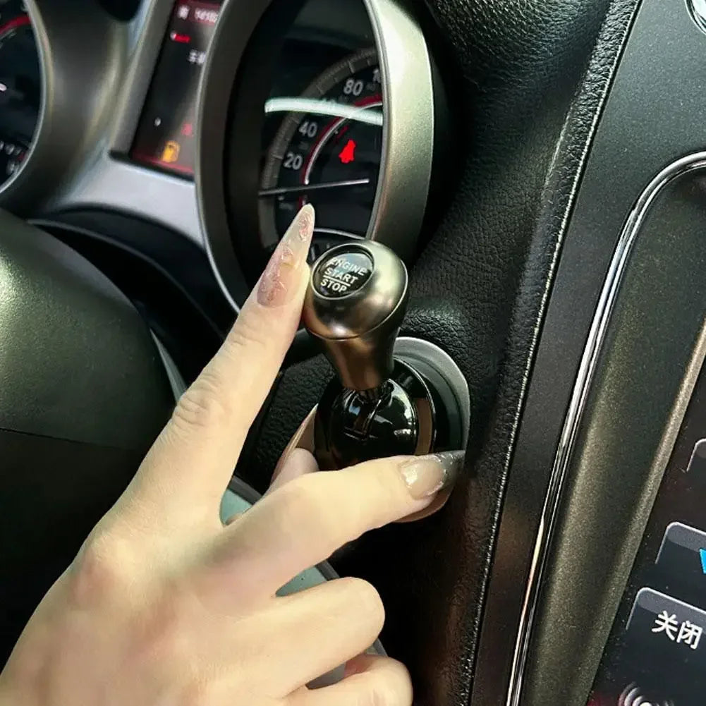  Car One-Touch Start Button with Push-to-Start Rocker Rocker Decor One-Touch Car Accessories accessor Lever Start Push Int H4W2