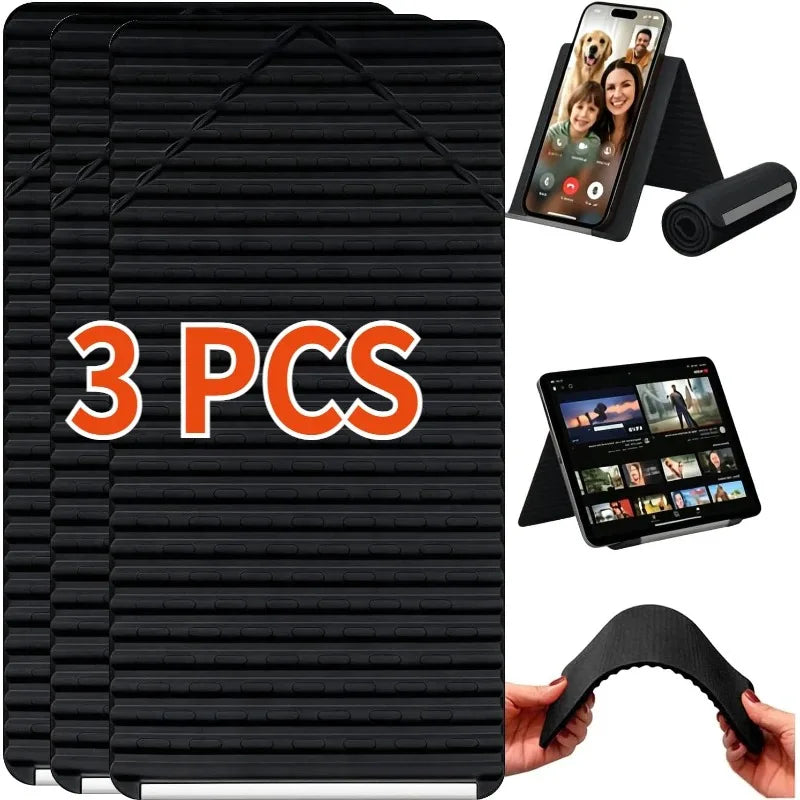 Portable Silicone Mobile Phone Holder Lazy Bracket Bendable Freely into Any Shape Multi-Angle Adjustable Tablet Desktop Stand