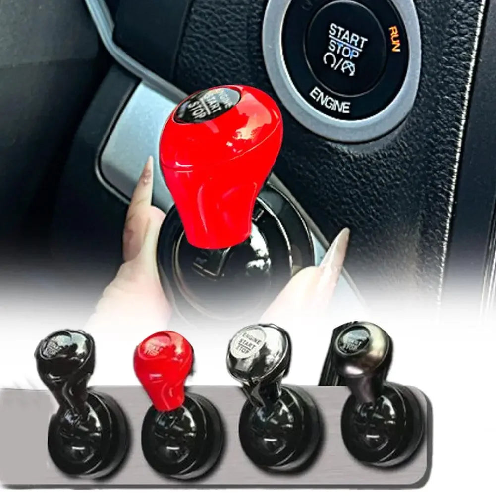  Car One-Touch Start Button with Push-to-Start Rocker Rocker Decor One-Touch Car Accessories accessor Lever Start Push Int H4W2