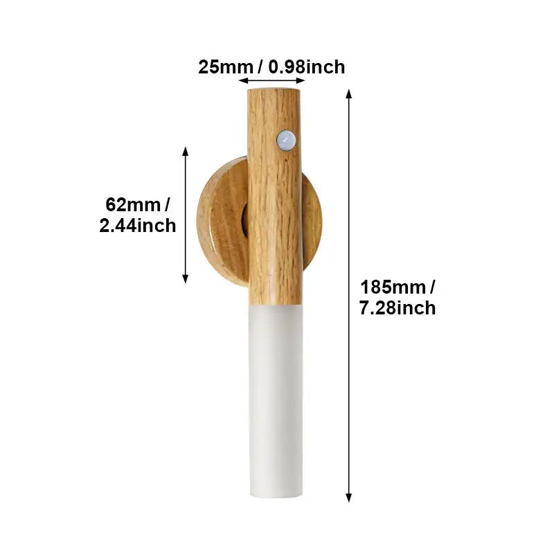 Magnetic LED Wall Lights Smart Motion Sensor Night Lights Rechargeable Cabinet Lights for Living Room Bedroom Stair Kitchen