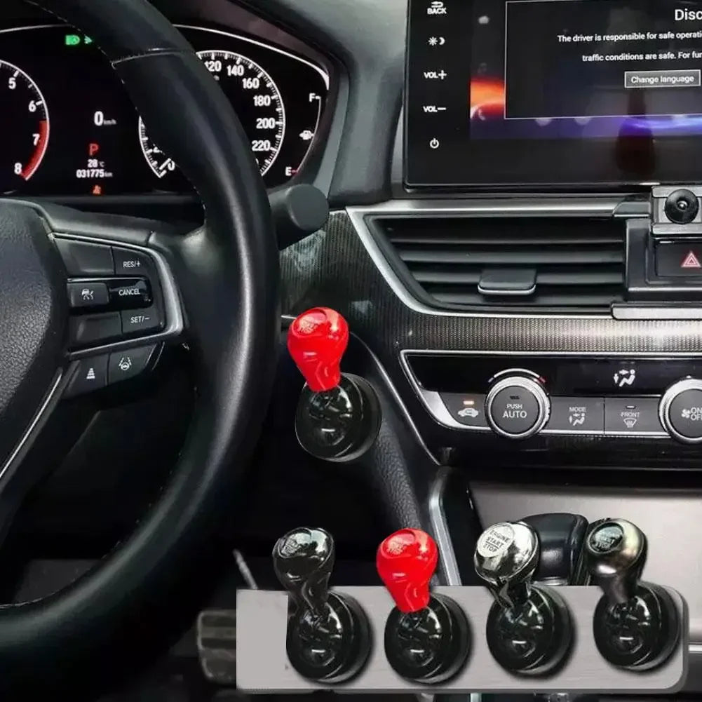  Car One-Touch Start Button with Push-to-Start Rocker Rocker Decor One-Touch Car Accessories accessor Lever Start Push Int H4W2