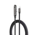 240W Type-C To Type C Cable Elbow Fast Charging Data Cable Foldable Stand Phone Holder For iPhone 17/16/15 For Samsung Charger