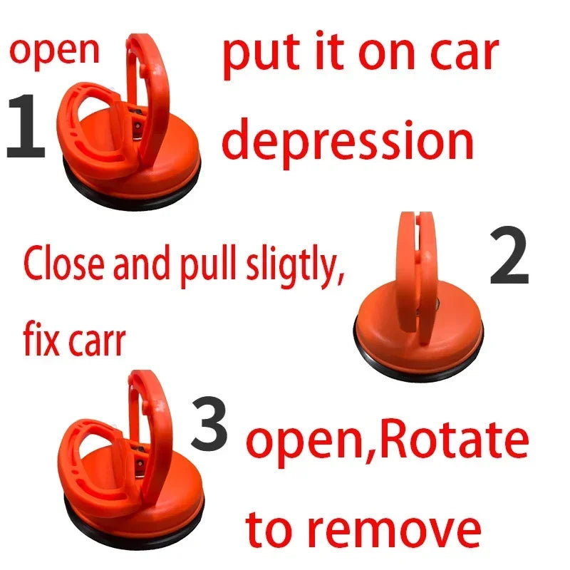 For Car Dent Glass Suction Removal Tool Car Repair Tool Body Repair Puller Black/Orange Suction Cup Remove Dents Puller