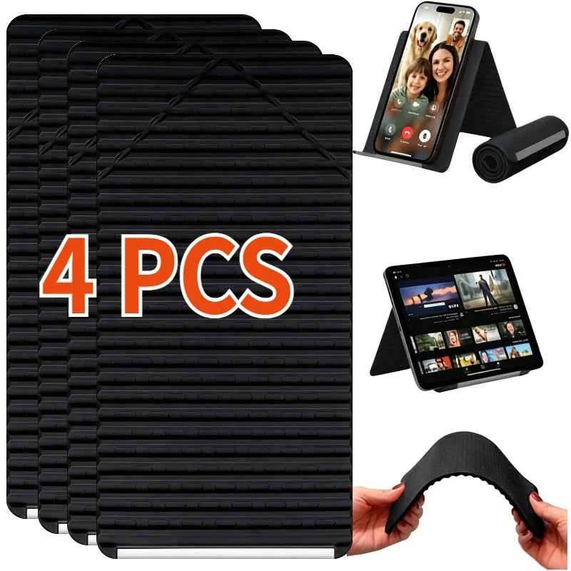 Portable Silicone Mobile Phone Holder Lazy Bracket Bendable Freely into Any Shape Multi-Angle Adjustable Tablet Desktop Stand