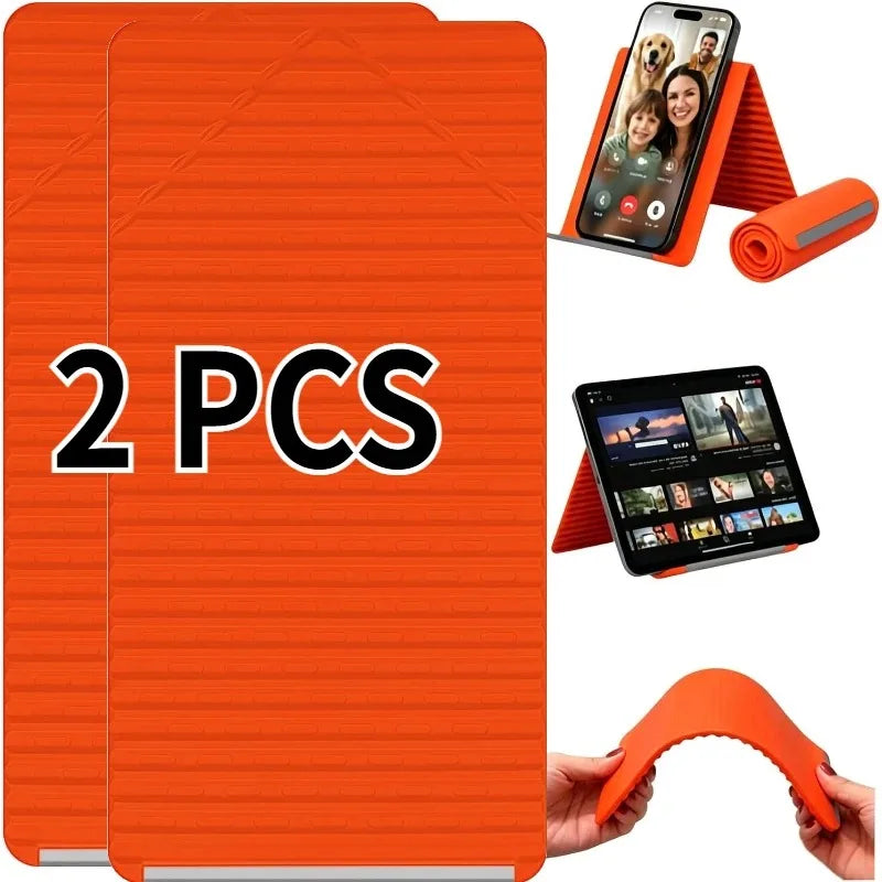 Portable Silicone Mobile Phone Holder Lazy Bracket Bendable Freely into Any Shape Multi-Angle Adjustable Tablet Desktop Stand