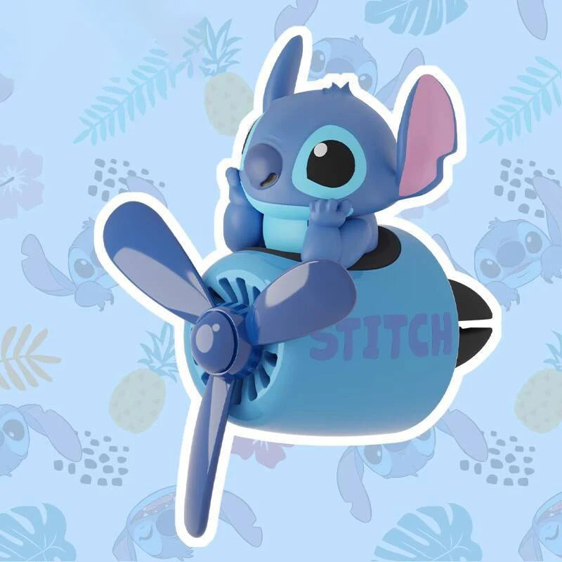 Cute Stitch Airplane Car Air Freshener Vent Clip Diffuser for Auto Cartoon Lotso Car Air Vent Freshener Aromatherapy Diffuser