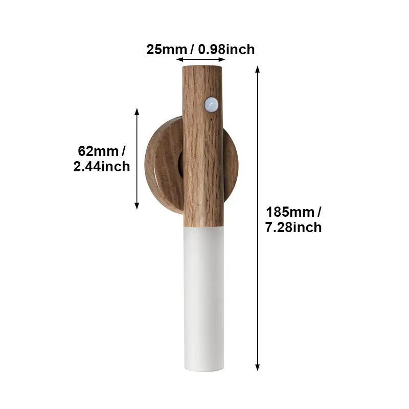 Magnetic LED Wall Lights Smart Motion Sensor Night Lights Rechargeable Cabinet Lights for Living Room Bedroom Stair Kitchen