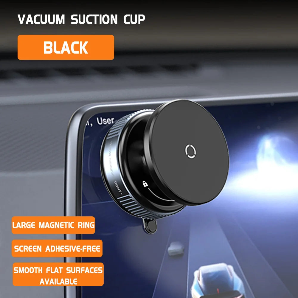 2025 Vacuum Double Side Magnetic Suction Cup Holder Foldable Kitchen Lazy Phone Bracket Car Holder For iPhone Xiaomi Smartphone