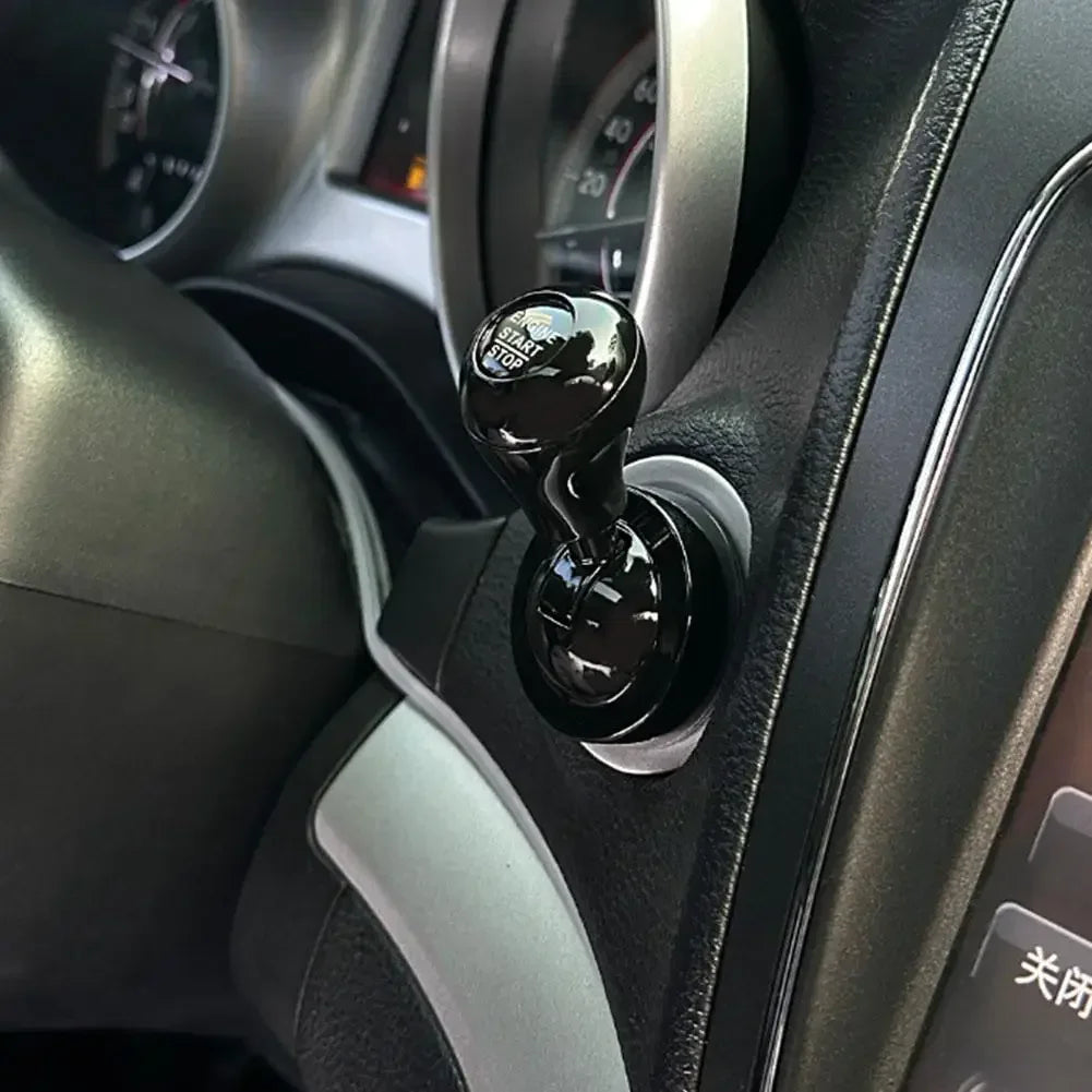  Car One-Touch Start Button with Push-to-Start Rocker Rocker Decor One-Touch Car Accessories accessor Lever Start Push Int H4W2