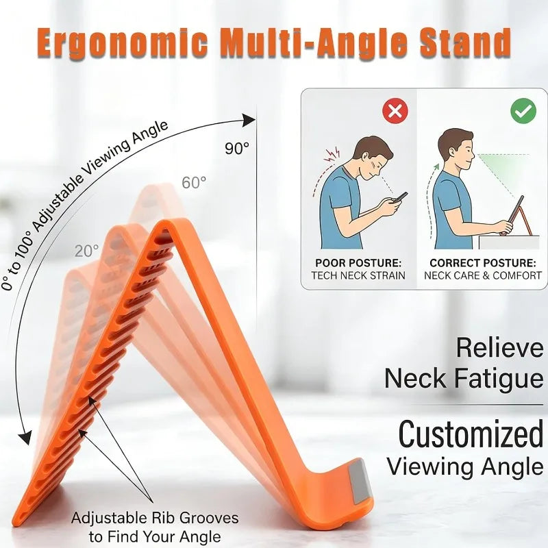 Portable Silicone Mobile Phone Holder Lazy Bracket Bendable Freely into Any Shape Multi-Angle Adjustable Tablet Desktop Stand