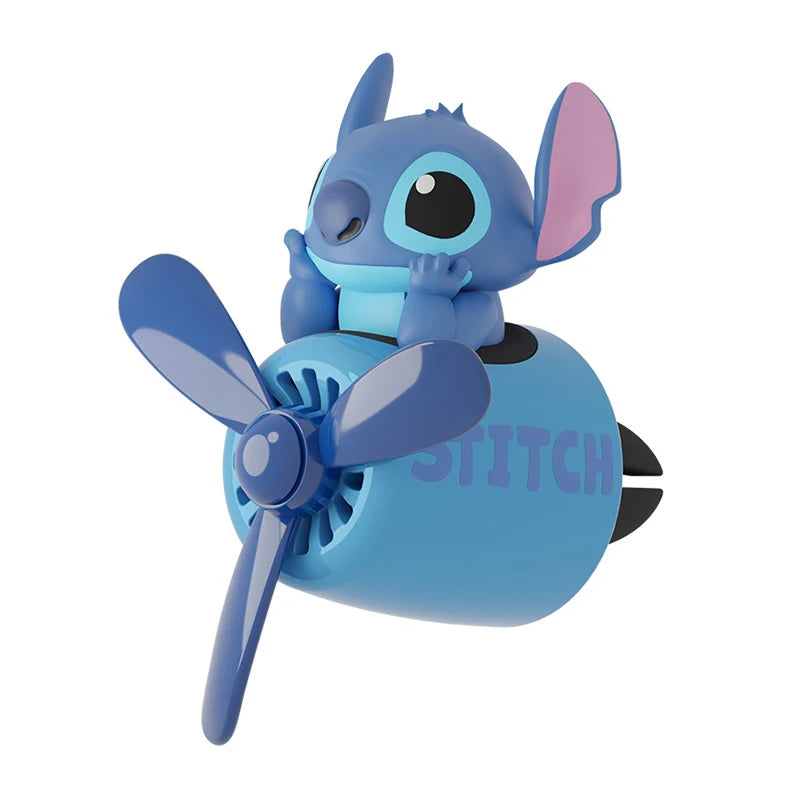 Cute Stitch Airplane Car Air Freshener Vent Clip Diffuser for Auto Cartoon Lotso Car Air Vent Freshener Aromatherapy Diffuser